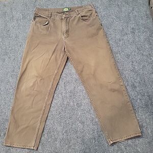 Cabela’s Jeans Men’s 38x28 ACTUAL 36x30 Brown Workwear Outdoor Winter Hiking